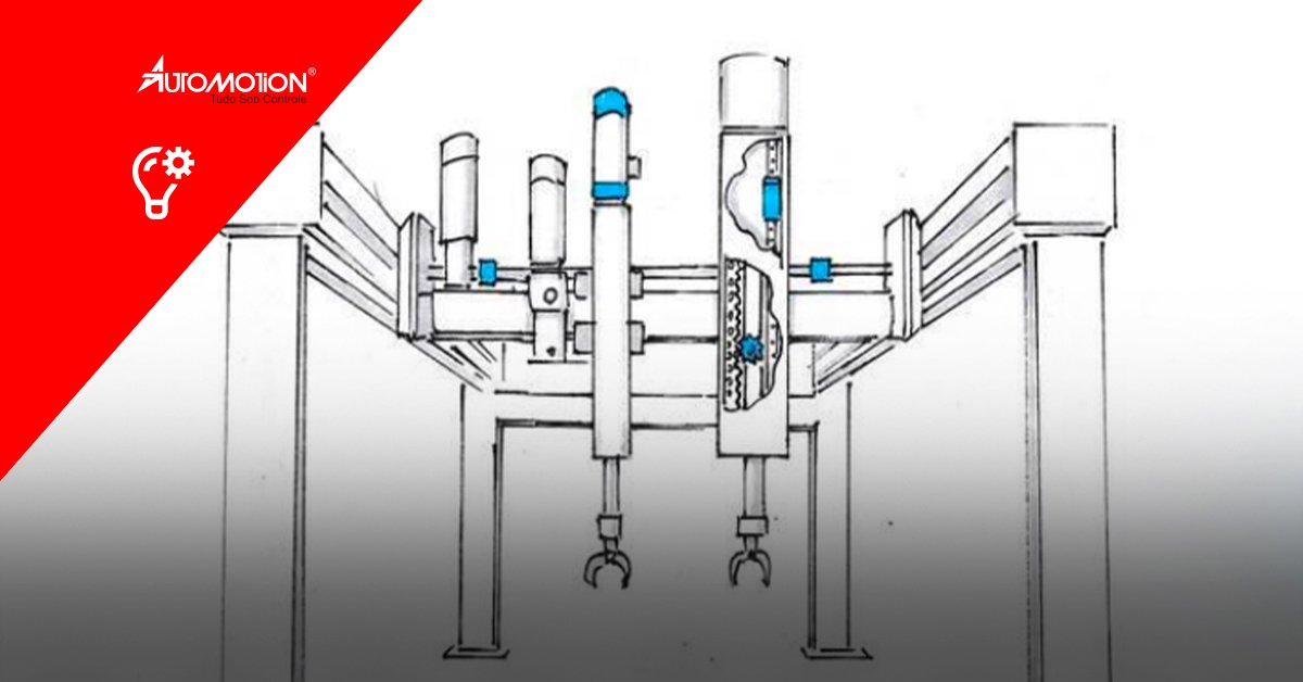 Manipulador de embalagem – Sistema pick and place cartesiano